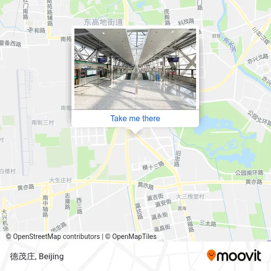 德茂庄 map