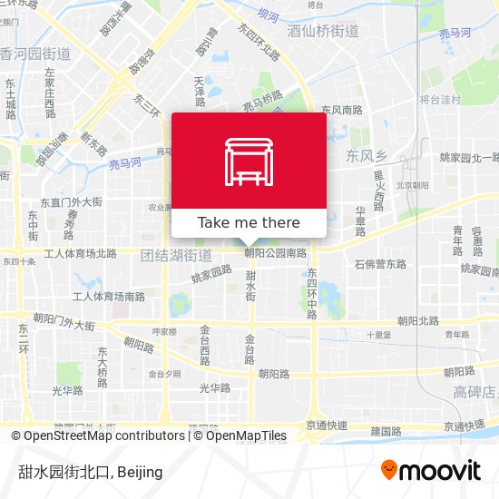 甜水园街北口 map
