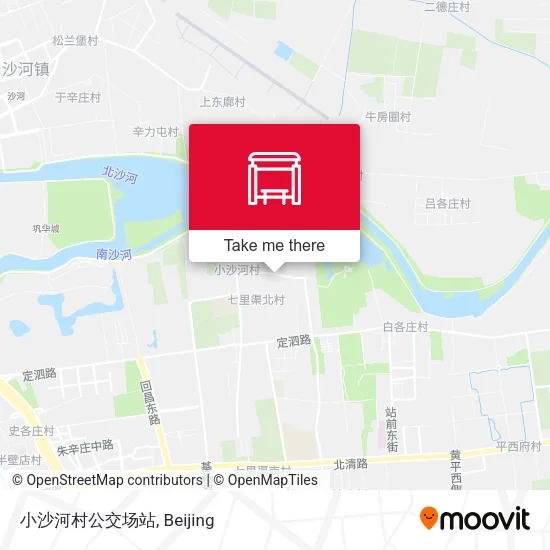 小沙河村公交场站 map