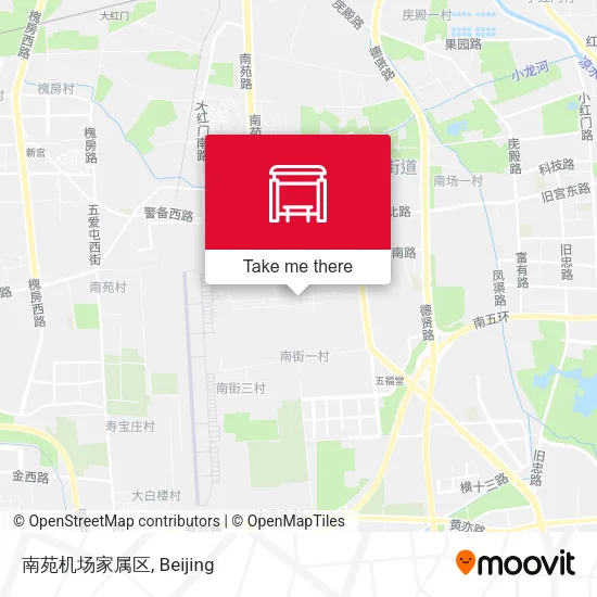 南苑机场家属区 map