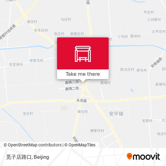 觅子店路口 map