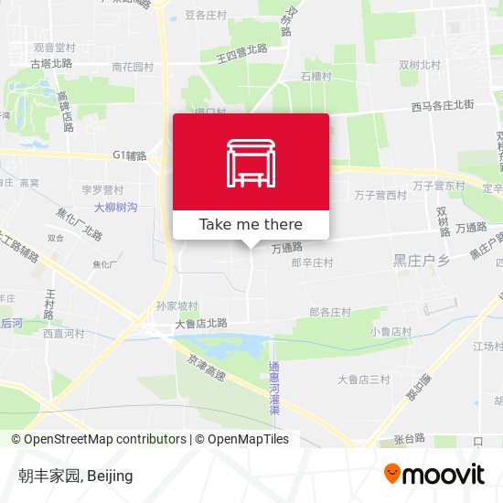 朝丰家园 map