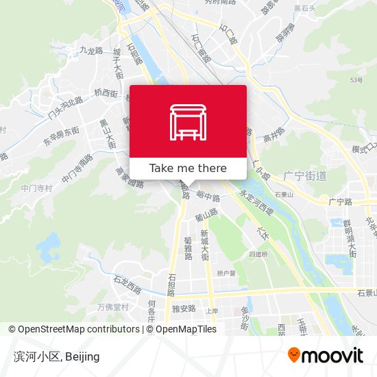 滨河小区 map
