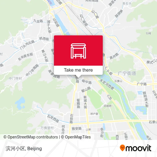 滨河小区 map