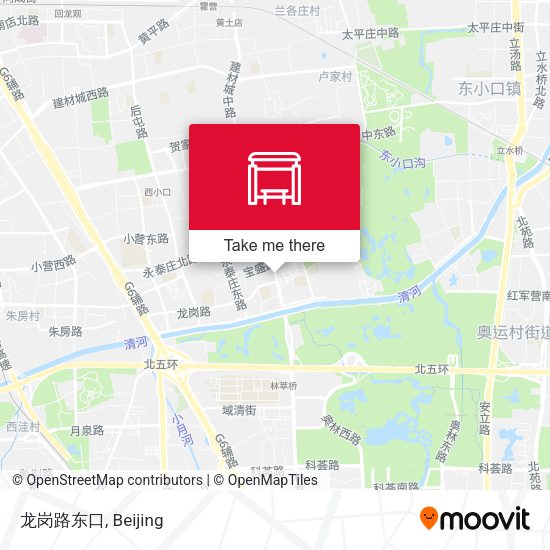 龙岗路东口 map