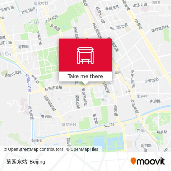 菊园东站 map