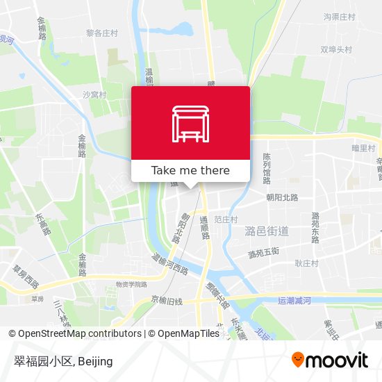 翠福园小区 map