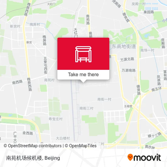 南苑机场候机楼 map