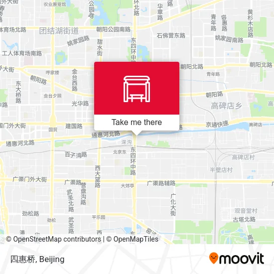 四惠桥 map