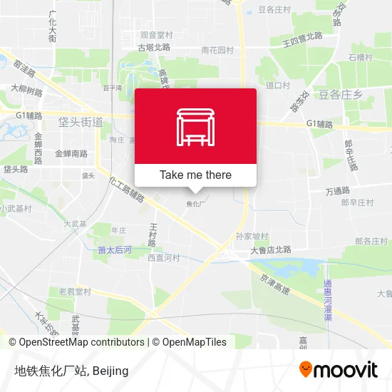 地铁焦化厂站 map