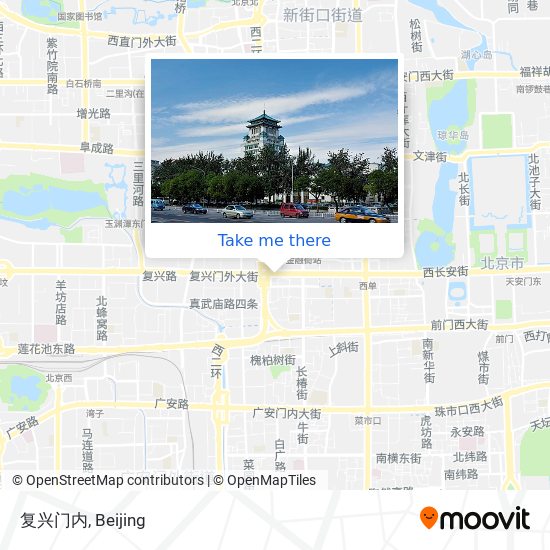 复兴门内 map