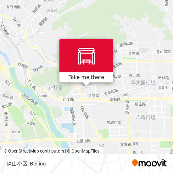 赵山小区 map