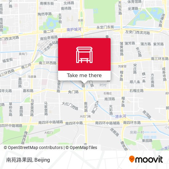 南苑路果园 map