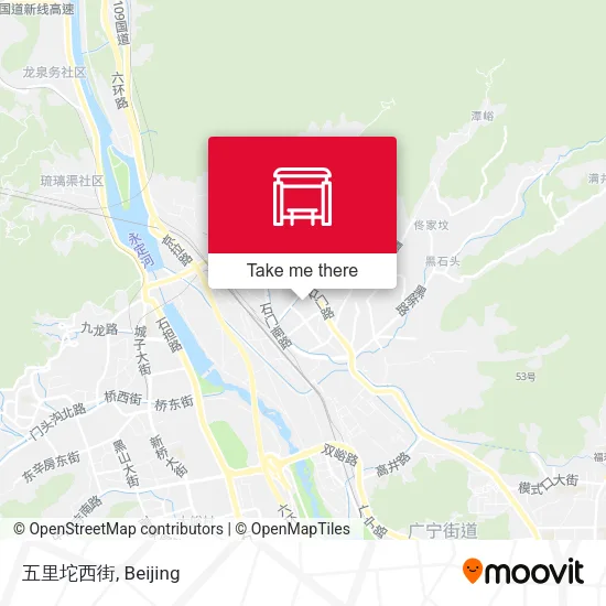 五里坨西街 map