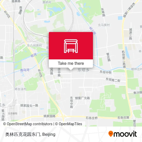 奥林匹克花园东门 map