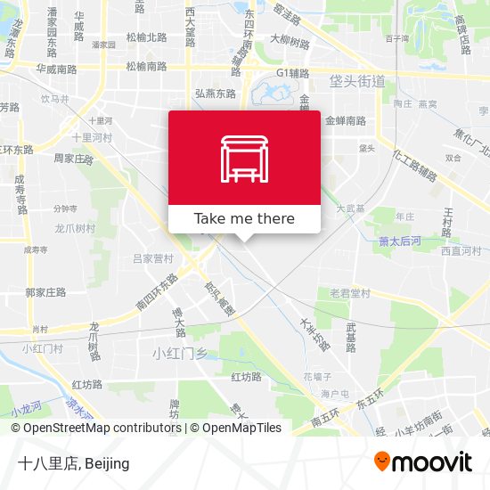 十八里店 map