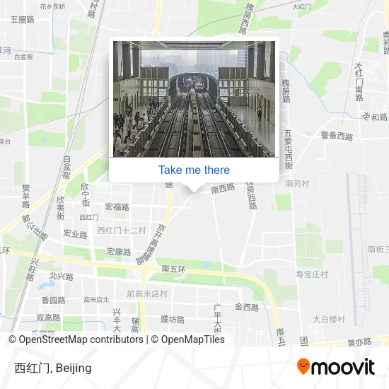 西红门 map