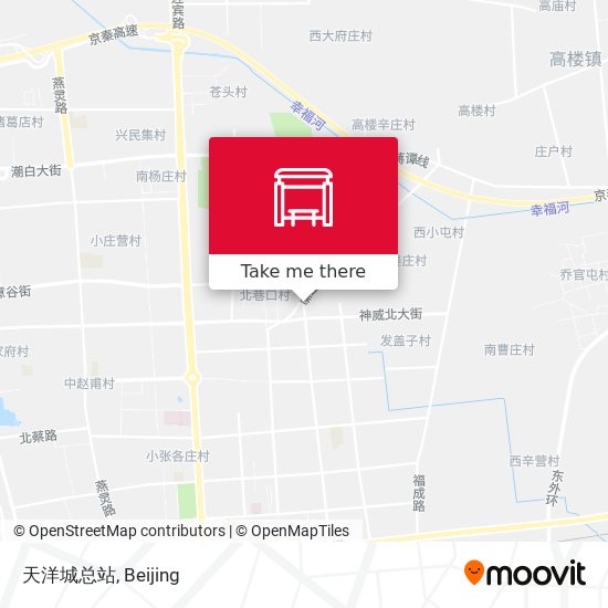 天洋城总站 map