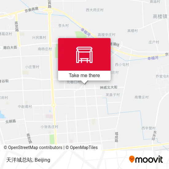 天洋城总站 map