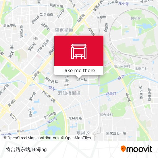 将台路东站 map