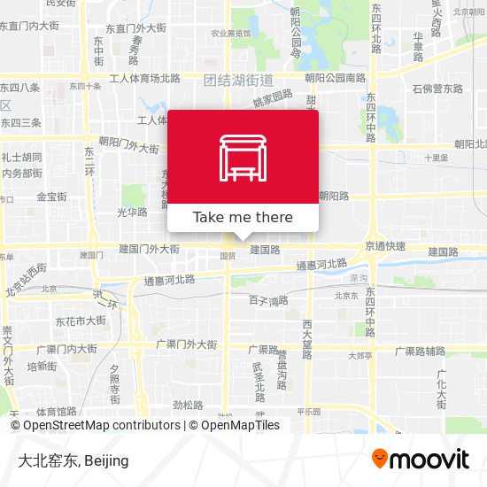 大北窑东 map