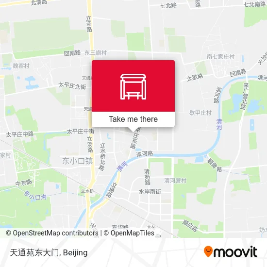 天通苑东大门 map