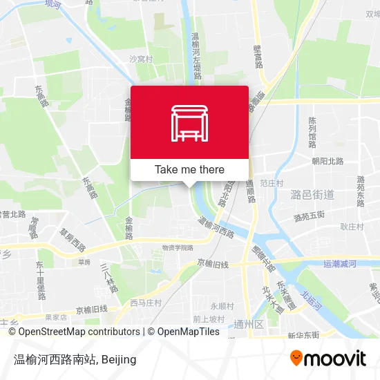 温榆河西路南站 map