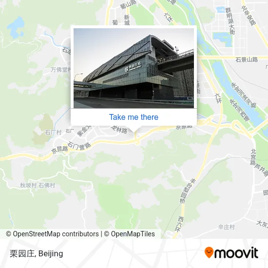 栗园庄 map