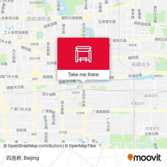 四惠桥 map