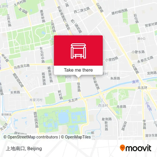上地南口 map