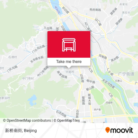 新桥南街 map