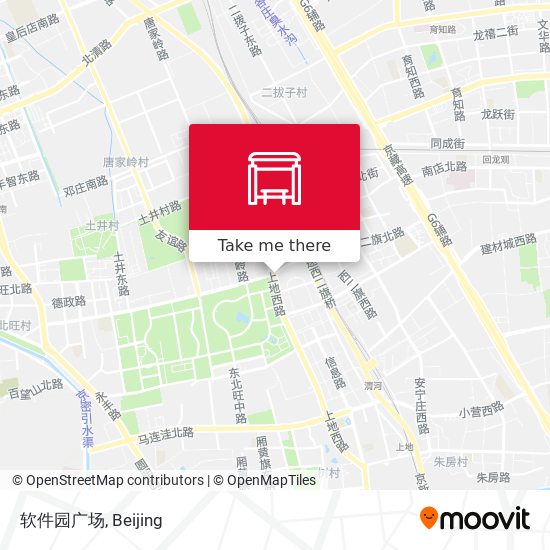 软件园广场 map