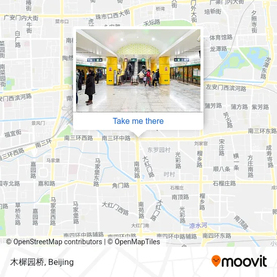 木樨园桥 map