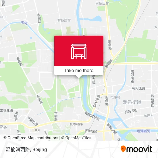 温榆河西路 map