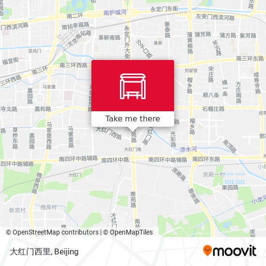 大红门西里 map