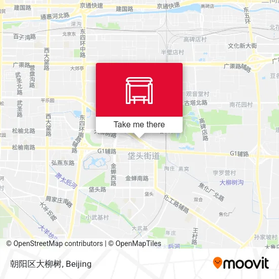 朝阳区大柳树 map
