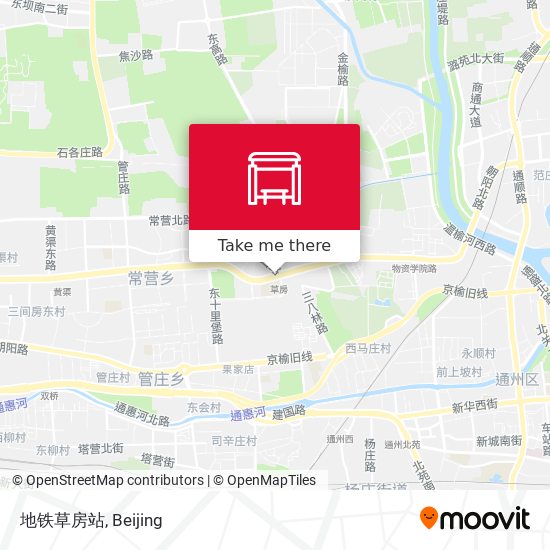 地铁草房站 map