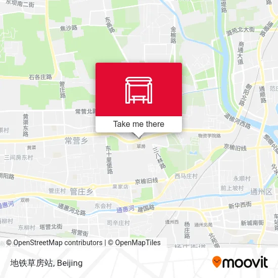 地铁草房站 map