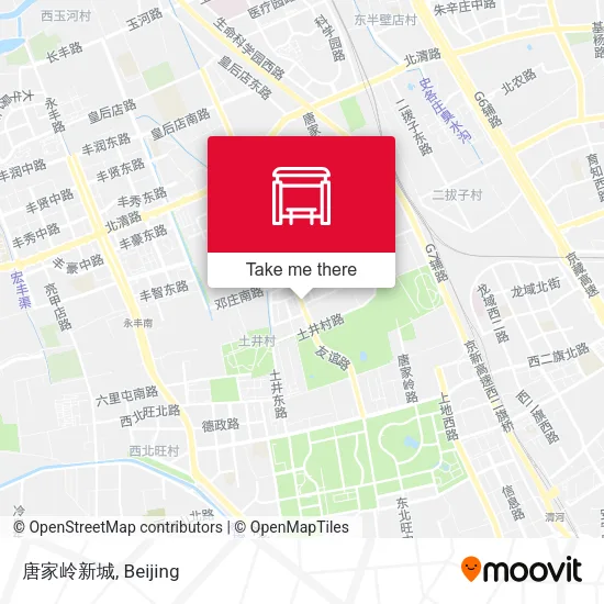 唐家岭新城 map