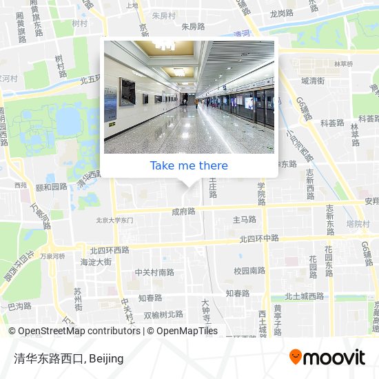 清华东路西口 map