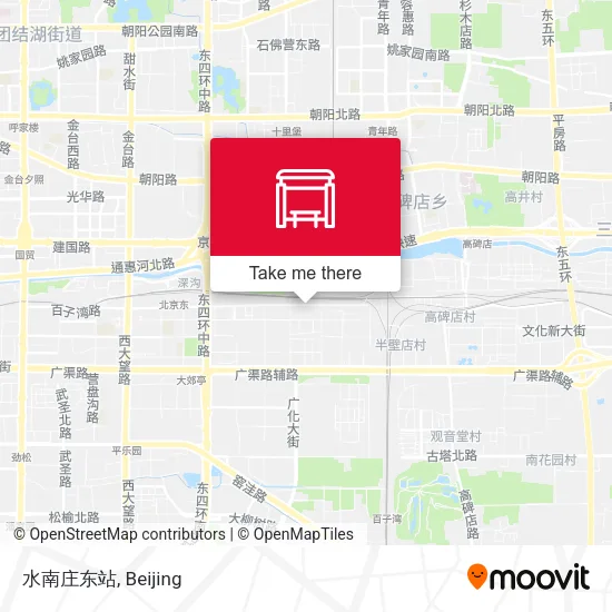 水南庄东站 map