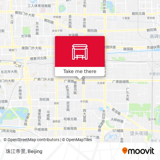 珠江帝景 map