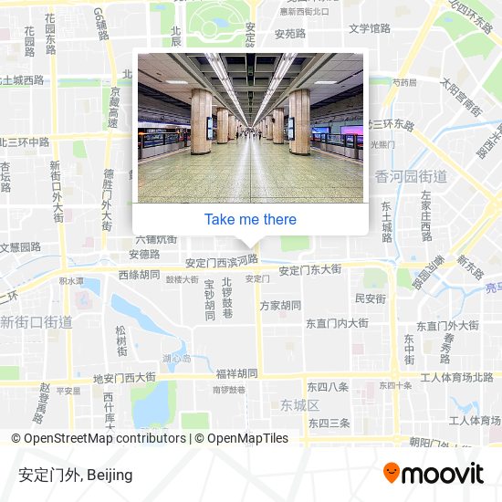 安定门外 map