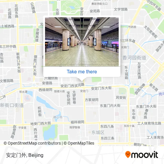 安定门外 map