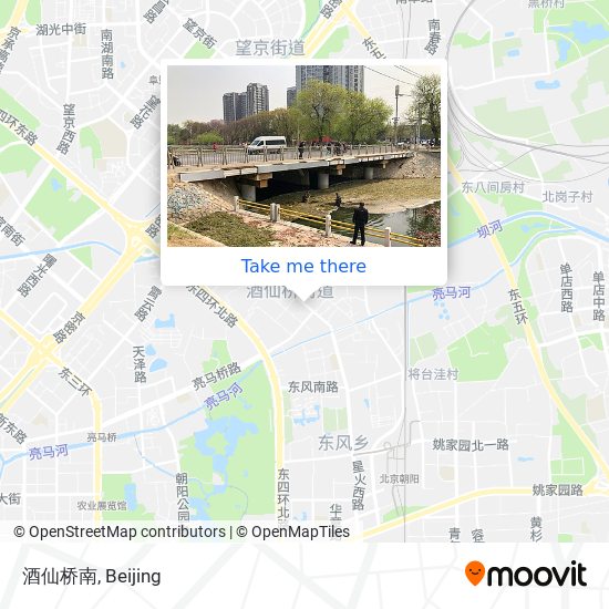 酒仙桥南 map