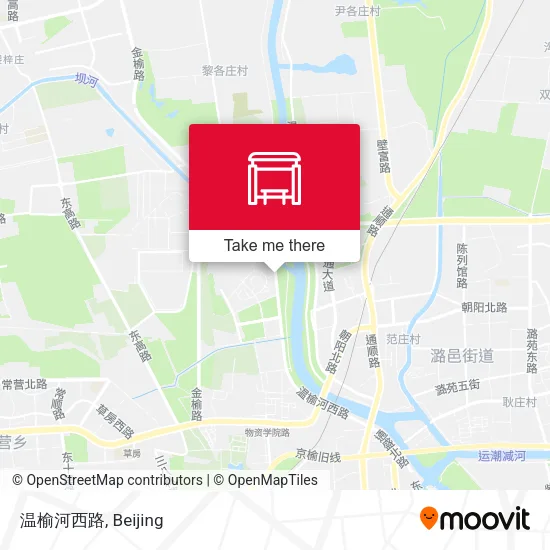 温榆河西路 map