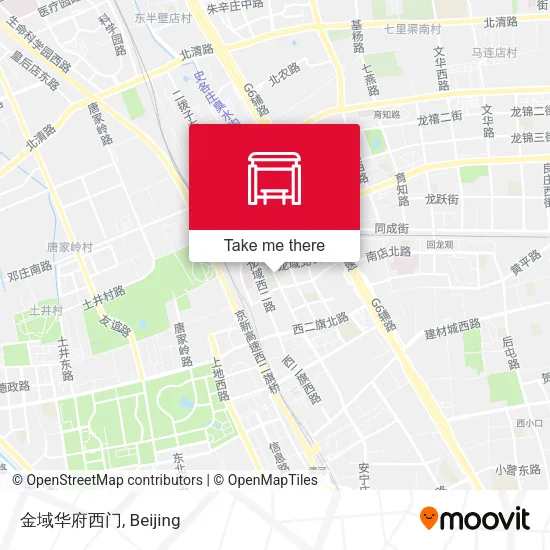 金域华府西门 map