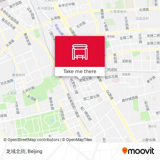 龙域北街 map