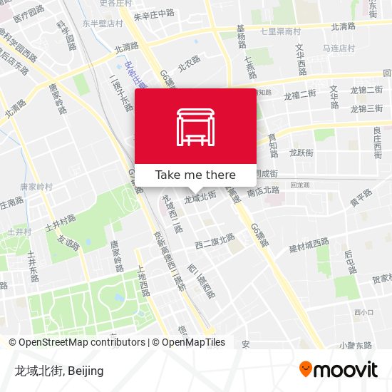 龙域北街 map