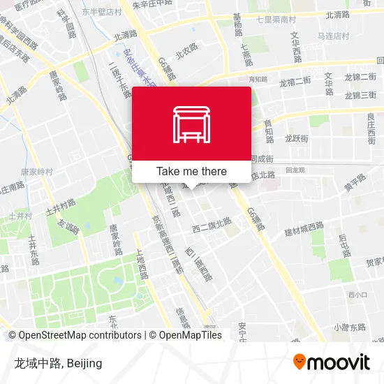 龙域中路 map